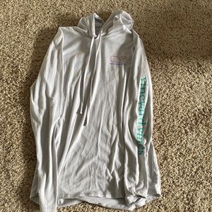 Vineyard Vines Grey Hooded Shirt
